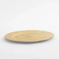 Talerz złoty podtalerz plecionka 33 cm