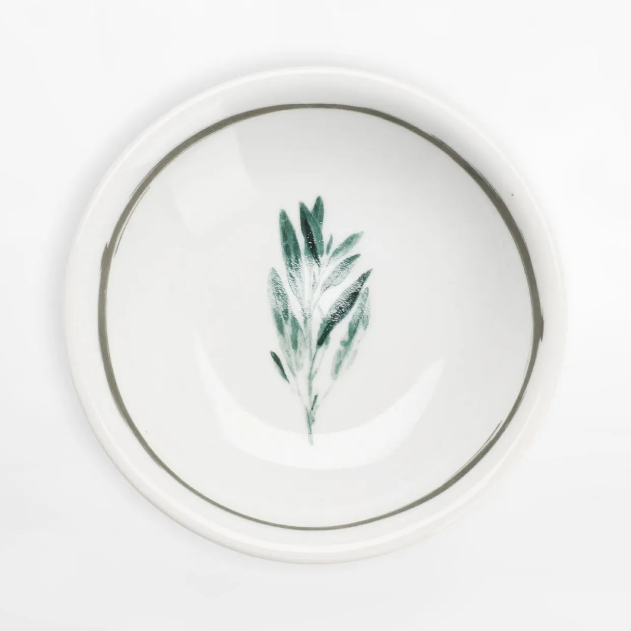 Talerzyk porcelanowy HERBS DES 10 cm MIX