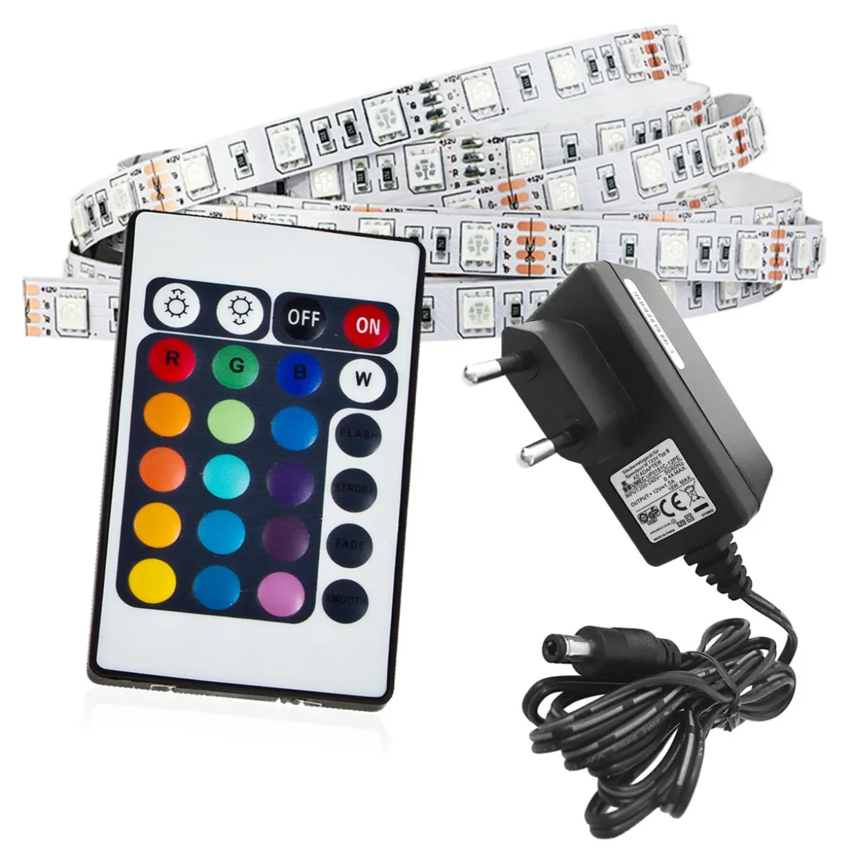 Taśma LED RGB ORO09062 z pilotem