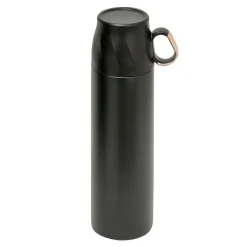 Termos z zakrętką w kształcie filiżanki czarny 500 ml