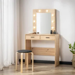 Toaletka z oświetleniem EMMA dąb artisan