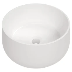 Umywalka ceramiczna nablatowa biała ARNIKA 35,3 cm