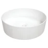 Umywalka ceramiczna nablatowa biała ROUND 40 cm