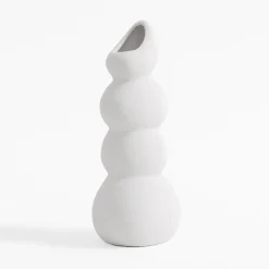 Wazon bałwanek biały 24,2 cm