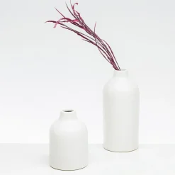 Wazon ceramiczny biały 13 cm