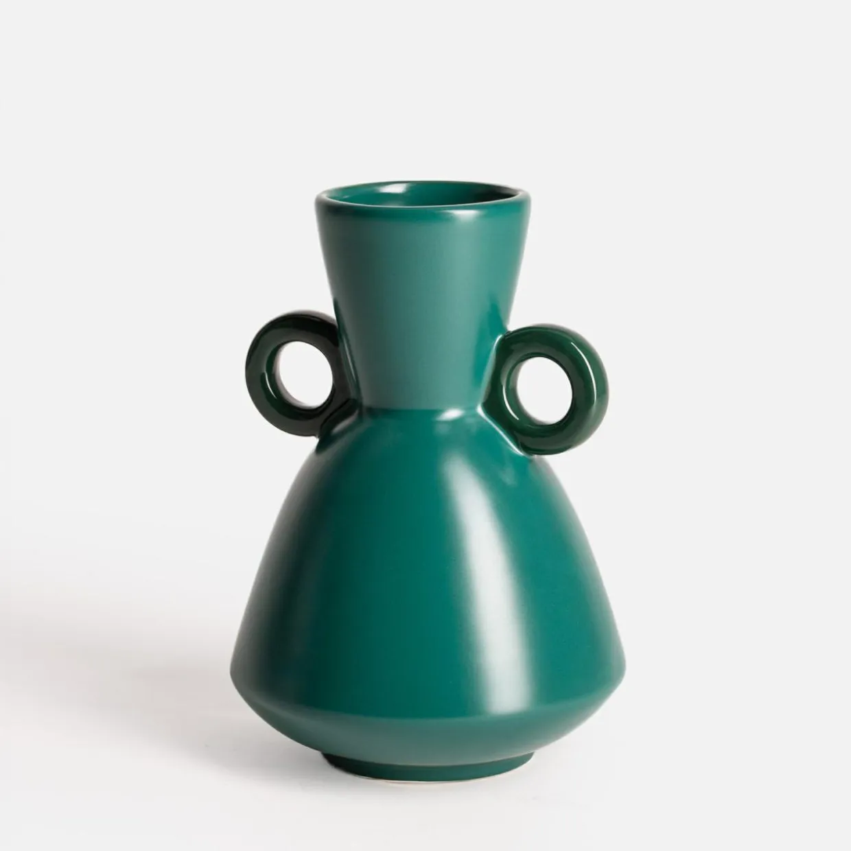 Wazon ceramiczny zielony 20 cm