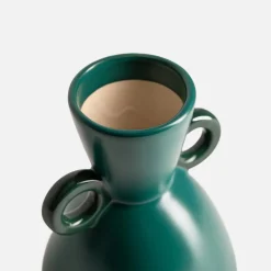 Wazon ceramiczny zielony 20 cm