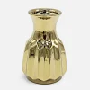 Wazon ceramiczny złoty 12 cm