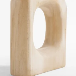 Wazon drewniany z dziurką 35 cm