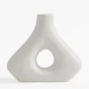 Wazon geometryczny biały 20 cm