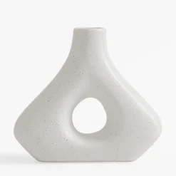 Wazon geometryczny biały 20 cm