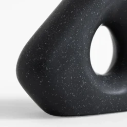 Wazon geometryczny czarny 20 cm