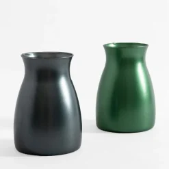 Wazon metaliczny szary SIGNE 20 cm