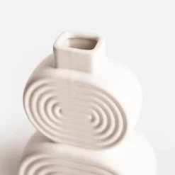 Wazon modernistyczny biały 23 cm