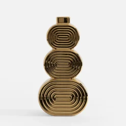 Wazon modernistyczny złoty 30 cm