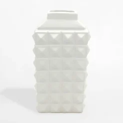 Wazon nowoczesny biały 30 cm