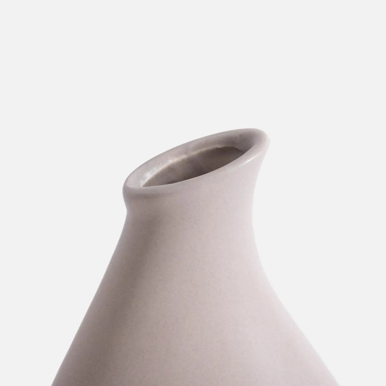 Wazon nowoczesny szary 20 cm