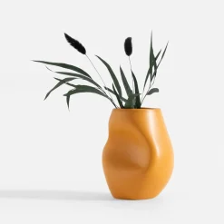 Wazon nowoczesny żółty 15 cm
