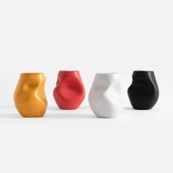 Wazon nowoczesny żółty 15 cm