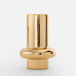 Wazon nowoczesny złoty 20 cm