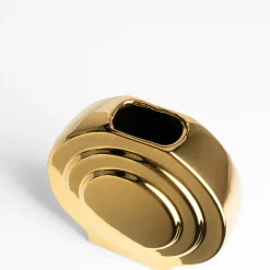 Wazon nowoczesny złoty 15 cm