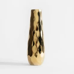 Wazon nowoczesny złoty 36 cm