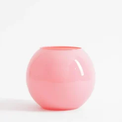 Wazon różowy KULA 17 cm