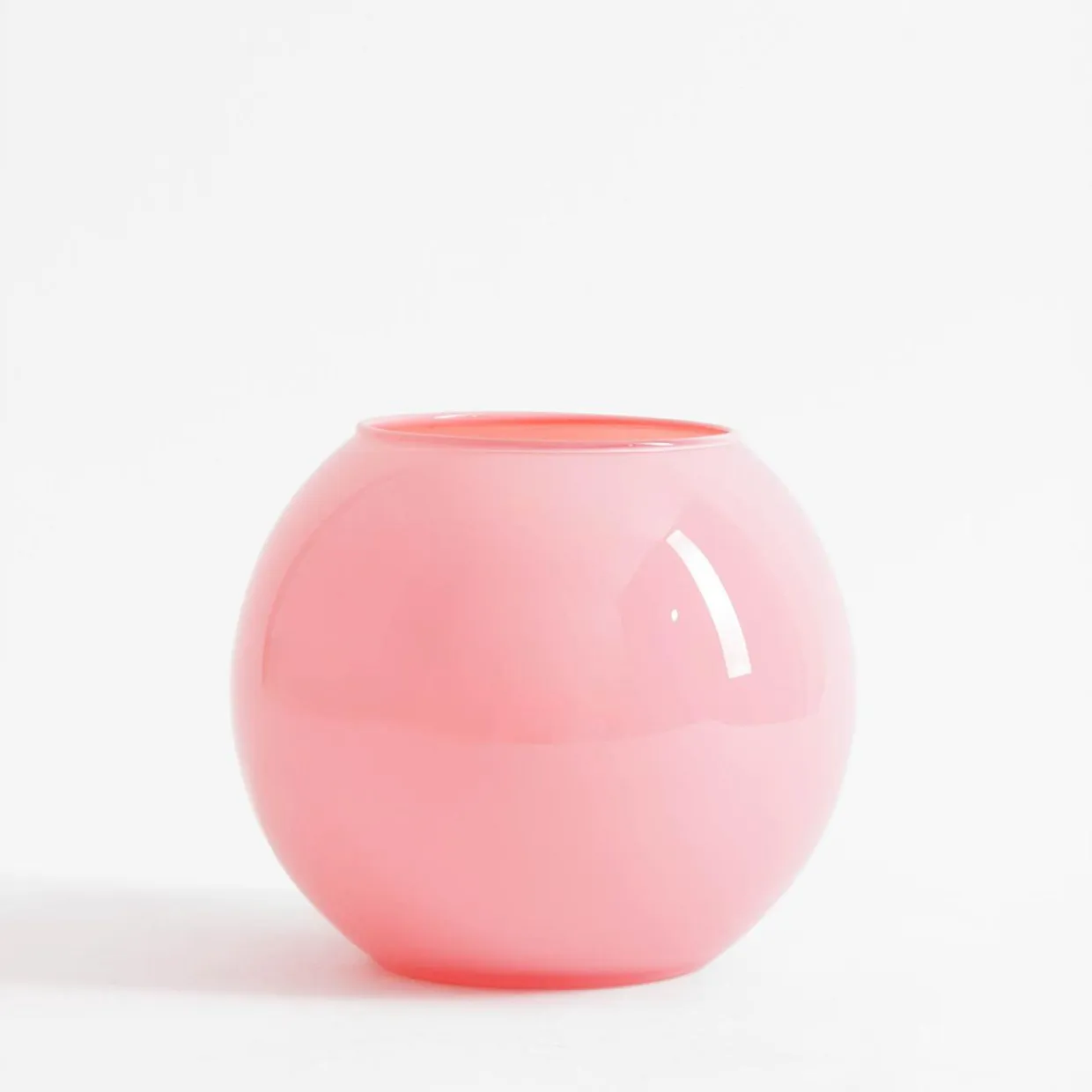 Wazon różowy KULA 17 cm