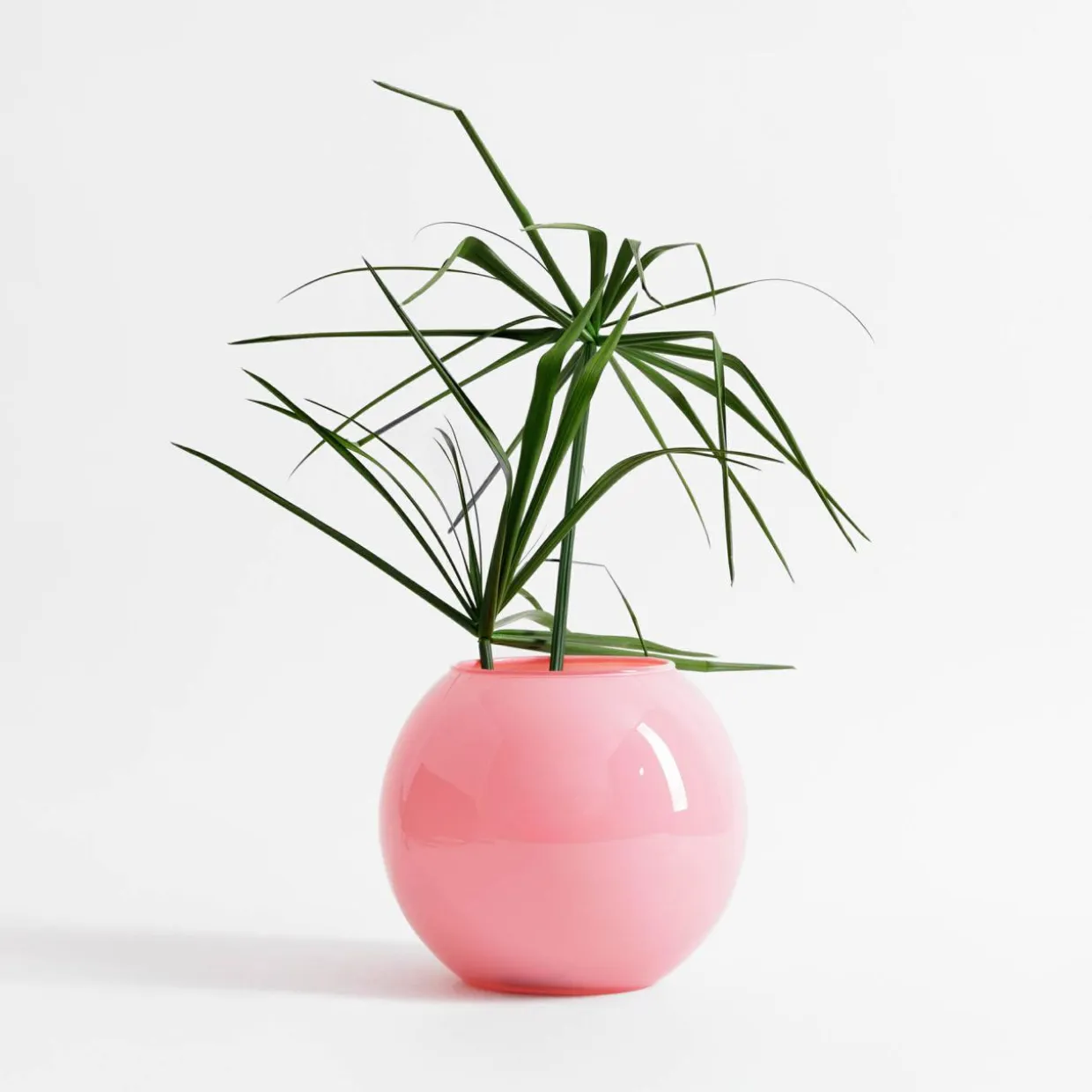 Wazon różowy KULA 17 cm