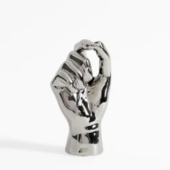 Wazon srebrny RĘKA 9,5 cm