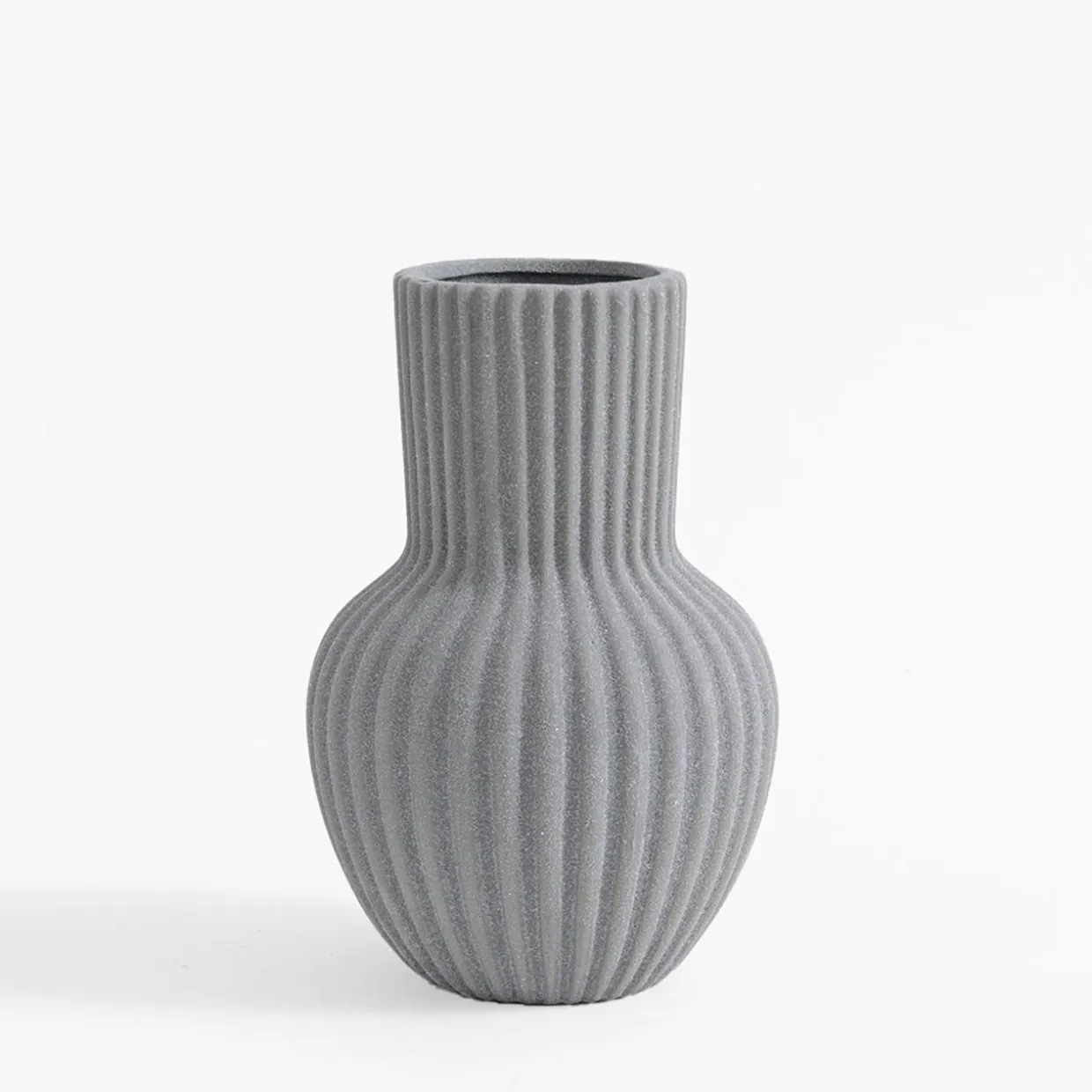 Wazon szary 19,8 cm