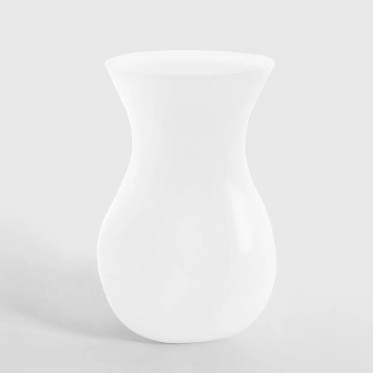 Wazon szklany biały ASTA 18 cm