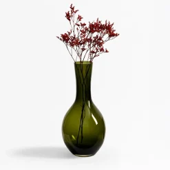 Wazon szklany OLIWKA 14x30 cm