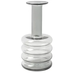 Wazon szklany szary 30 cm
