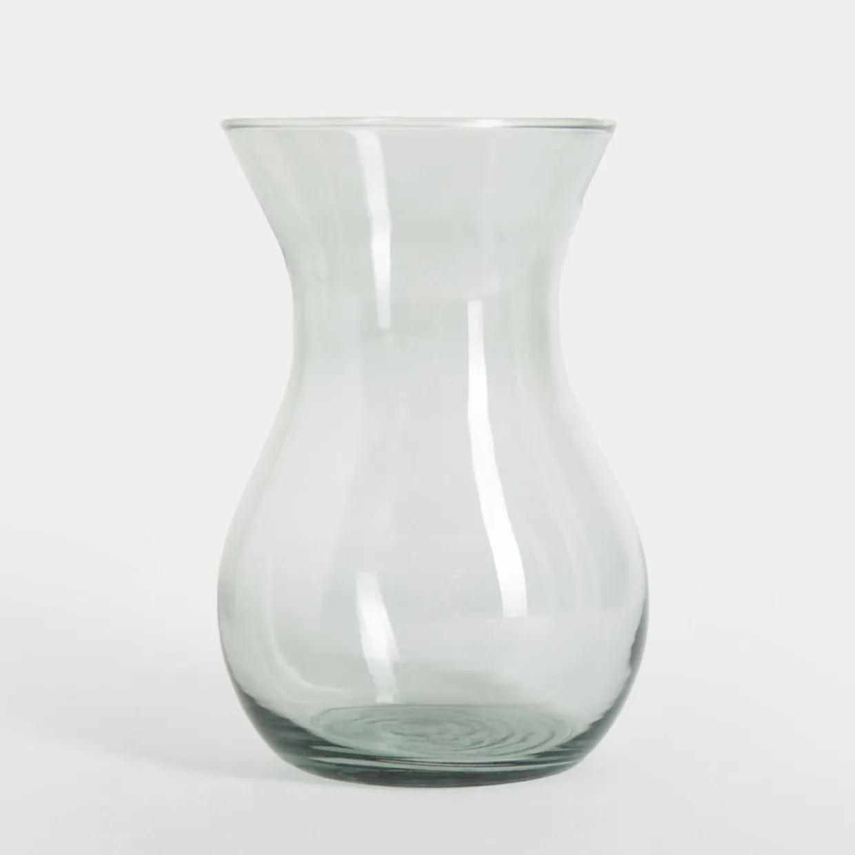 Wazon transparentny szary ASTA 18 cm