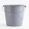 Wiadro z uchwytem szare ERIK 10 l
