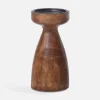 Świecznik drewniany 19 cm