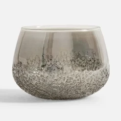 Świecznik na tealight szary 12 cm