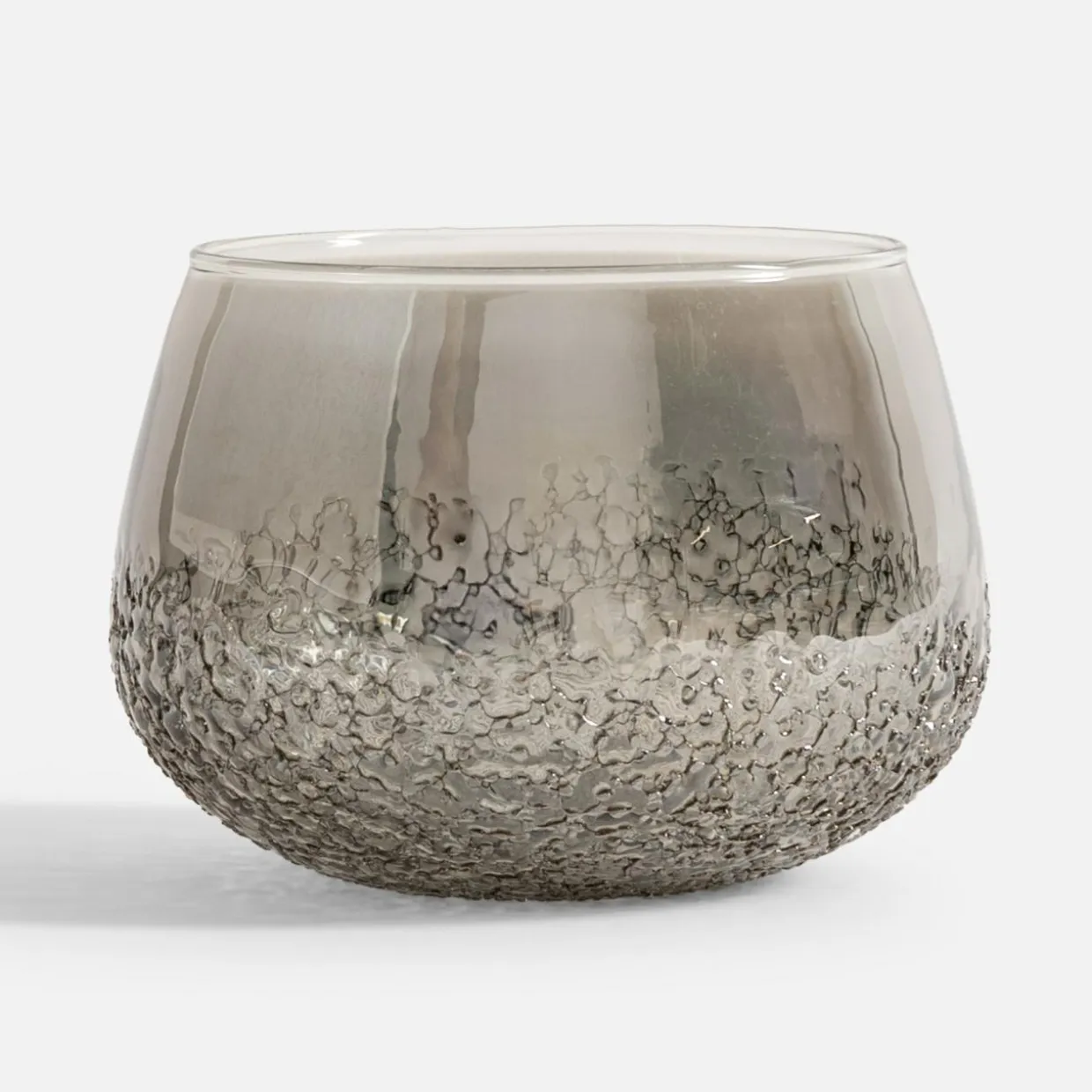 Świecznik na tealight szary 12 cm