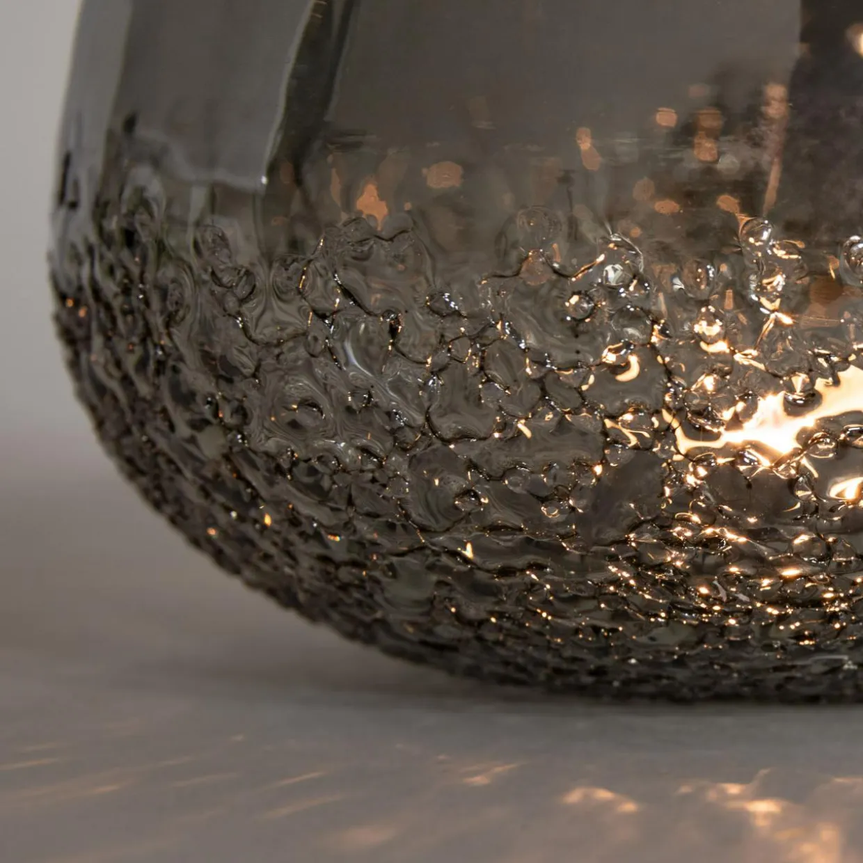Świecznik na tealight szary 12 cm