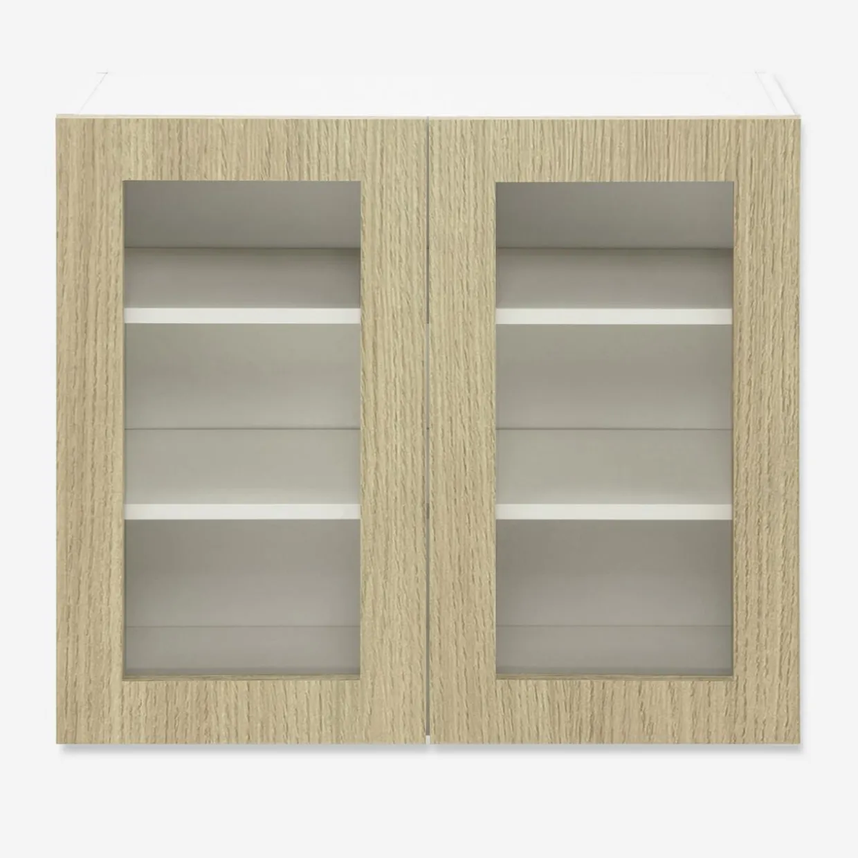 Witryna BASIC PLUS BP/G80W sand barbera oak