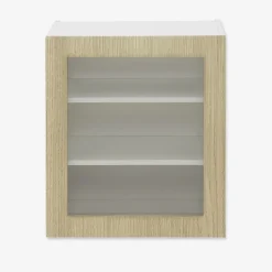 Witryna BASIC PLUS BP/G60W sand barbera oak