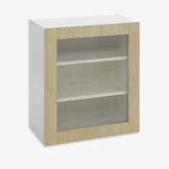 Witryna BASIC PLUS BP/G60W sand barbera oak