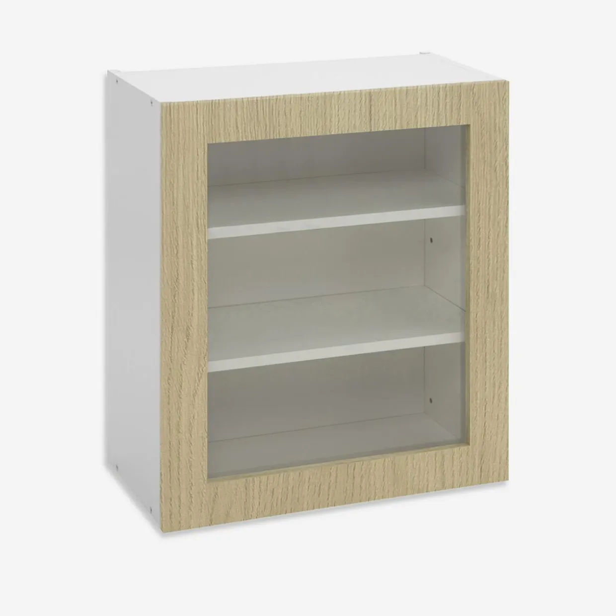 Witryna BASIC PLUS BP/G60W sand barbera oak