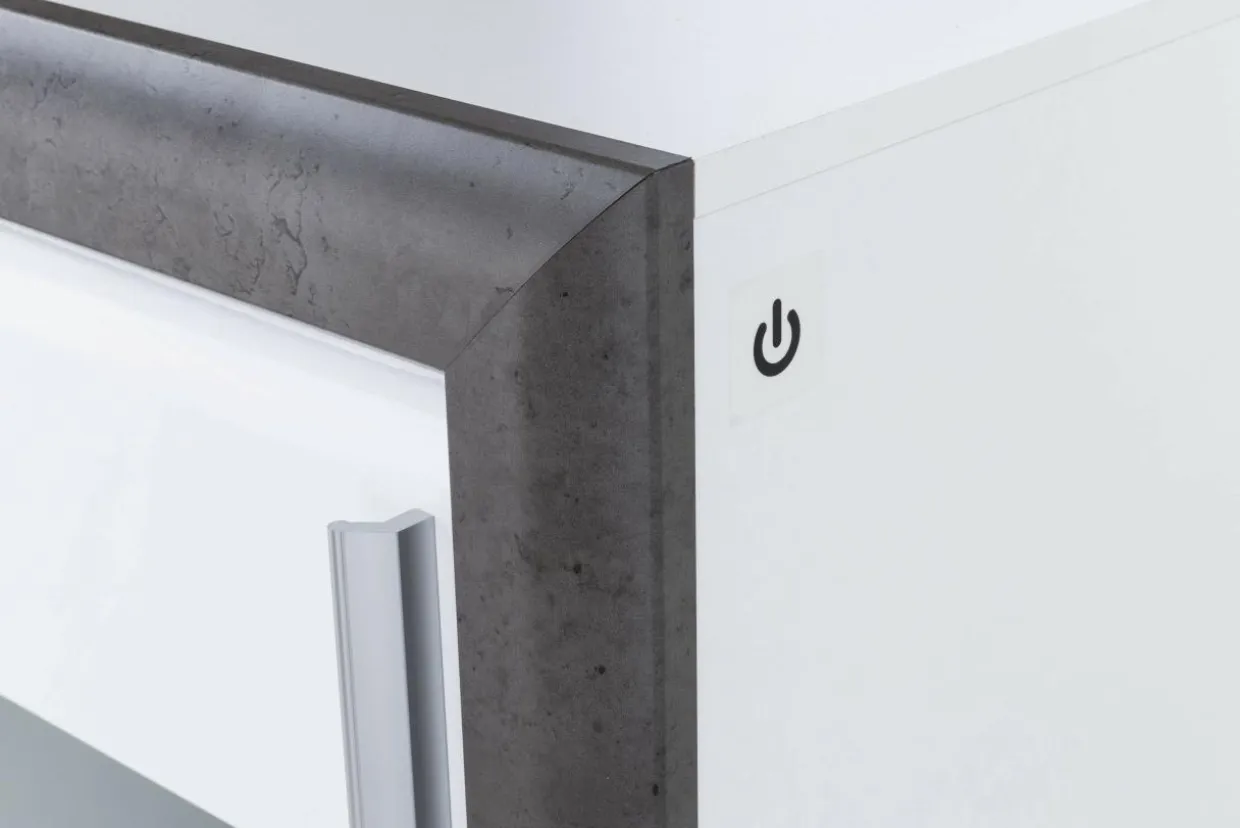 Witryna CANNE NEW 1DS CQNV712LB z oświetleniem