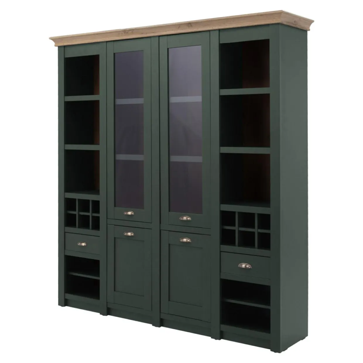 Witryna szeroka CAMBRIDGE zielona 2D2W2S