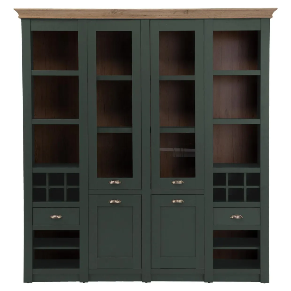 Witryna szeroka CAMBRIDGE zielona 2D2W2S