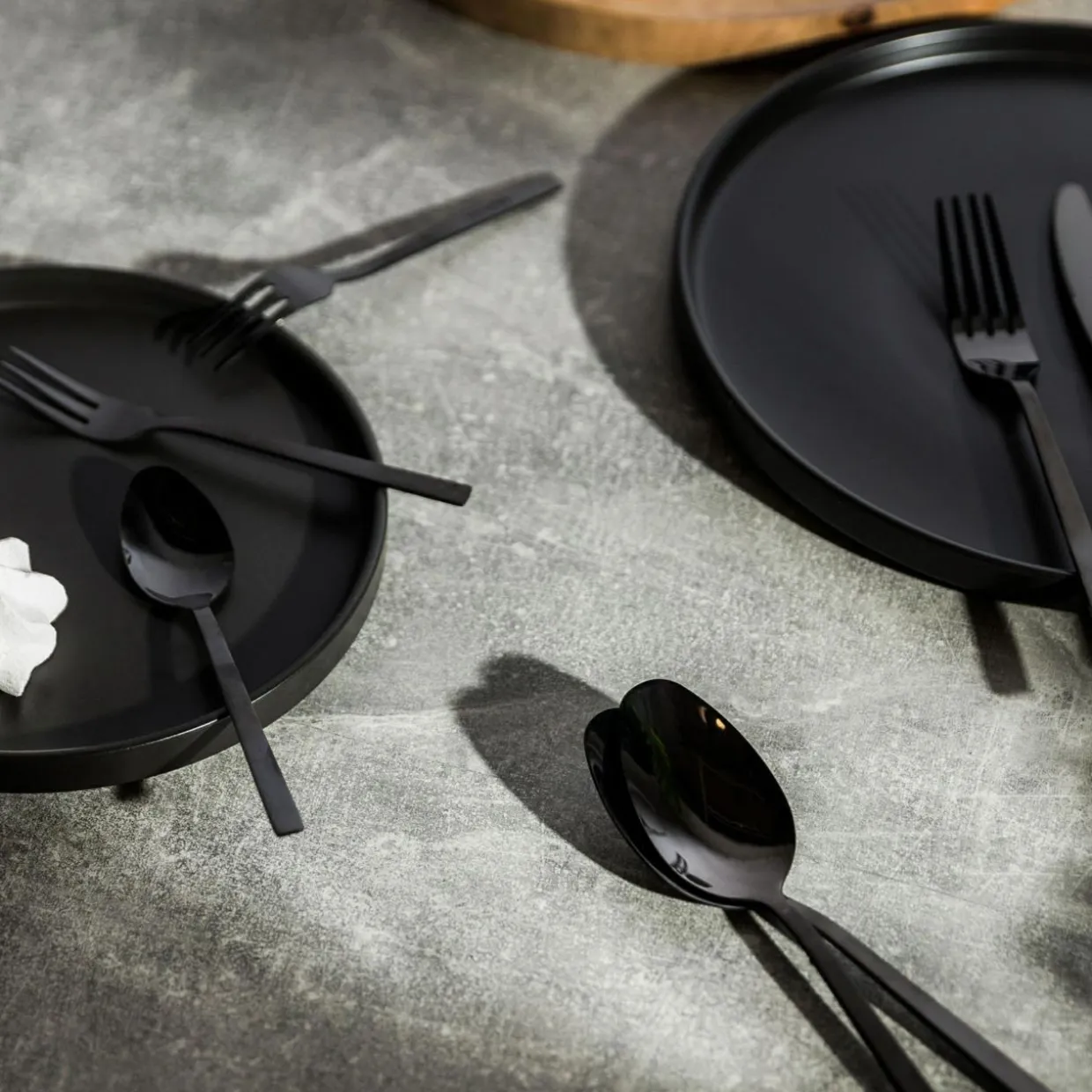 Łyżeczka do herbaty PIANO BLACK, kpl. 3 szt.