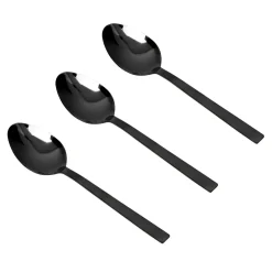 Łyżka PIANO BLACK kpl. 3 szt.