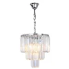 Żyrandol chrom AMEDEO 29 cm